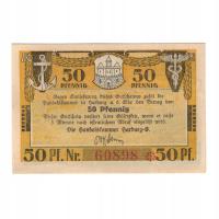 Banknot, Niemcy, Harburg Handelskammer, 50 Pfennig
