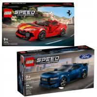 LEGO Speed Champions 76914 Ferrari 812 Competizione 76920 Ford Mustang Dark