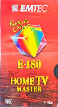 Kaseta VHS Emtec HOME TV MASTER E-180