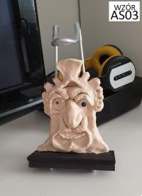 Подставка для наушников керамический рельеф