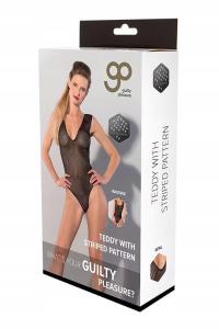 Bielizna Erotyczna Czarne Prześwitujące Body Odważne XL