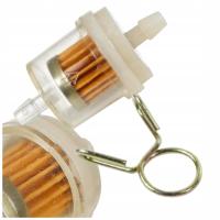 FILTR PALIWA SKUTER QUAD KIERUNKOWY 6mm 2X OPASKA ZACISKOWA FI 6 6 MM