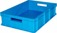 POJEMNIK PLASTIKOWY 600x400x140 NIEBIESKI