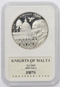 10 Lir - JP II - HABEMUS PAPAM - Malta - 2005 rok