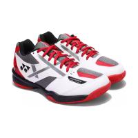 Buty męskie do badmintona YONEX SHB PC 39 WIDE Biało/Czerwone 45,5