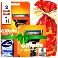 Zestaw prezentowy świąteczny kosmetyków męskich do golenia Gillette Fusion5