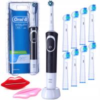 Szczoteczka Elektryczna Oral-B 100 Vitality Cross Action Czarna + Końcówki