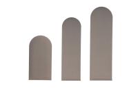 PANELE TAPICEROWANE PŁOTEK 60X30CM WELUROWE ŚCIENNE JASNY SZARY WEZGŁOWIE