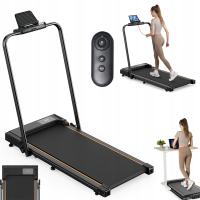 BIEŻNIA DOMOWA ELEKTRYCZNA 2w1 DLA DOMU 1-10KM/H 0,75-2,5KM 120kg led