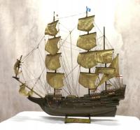H-P большой красивый старый корабль деревянный парусник WASA 67x64x14