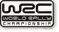 WRC World Rally полоса термо ТЮНИНГ вышивки 100х50