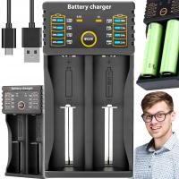 LiitoKala Lii-202 универсальное зарядное устройство для литий-ионных аккумуляторов AAA 18650