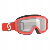 Gogle Scott Primal Red Clear