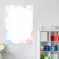Tablica magnetyczna suchościeralna dla dziecka akwarela 580 50x70cm PCV