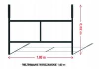 Rama konstrukcyjna 1,0x0,82mm rusztowanie warszawskie ramka POLBRAM