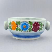 lata 70-te PIEKNA CERAMICZNA MISECZKA NACZYNIE BULIONÓWKA