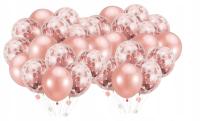 Набор воздушных шаров розовое золото конфетти украшения девичник букет 40шт