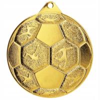 Золотая медаль футбольная награда 50 мм MMC8850 злотый