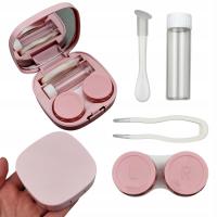 Контейнер для контактных линз дорожный набор коробка чехол с зеркалом