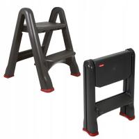 Drabina składana Curver stołek składany 2-stopniowy, drabinka warsztatowa