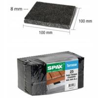 25pcs стабилизирующая балочная шайба 8X100X100MM SPAX-Terrace