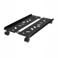 Regulowany Stojak na Komputer Stacjonarny Pod Biurko, Uchwyt na Obudowę PC, Czarny