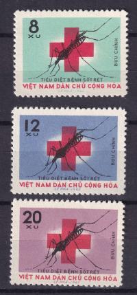 1962 Wietnam malaria Mi 220-22 (*)