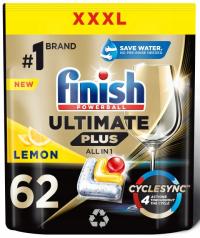 Finish Ultimate Plus все в одном лимоне лимон капсулы для посудомоечной машины 62 шт