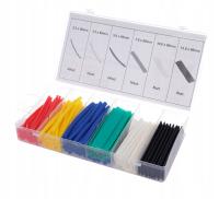ТЕРМОУСАДОЧНЫЕ ТРУБКИ НАБОР ТЕРМОУСАДОЧНЫХ ТРУБОК 128 ШТ 6 ЦВЕТОВ
