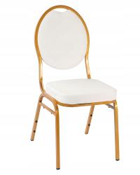 Krzesło bankietowe sztaplowane tapicerowane weselne Wenecja 20x20x1,0cm