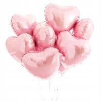 Золотая роза сердца фольги воздушные шары на День святого Валентина 10шт