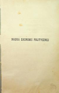 Nauka ekonomii politycznej 1903 r.