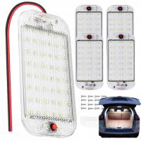 LAMPA PODŁUŻNA 48 LED LAMPKA AUTO TIR KAMPER 6000K 4SZT LAMPKA DO CZYTANIA