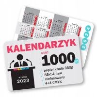 KALENDARZYK WYBORCZY - 1000SZT - NIEFOLIOWANY 2024