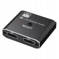 Switcher 8K DP Displayport 1.4 Bi-Directional Splitter 60Hz