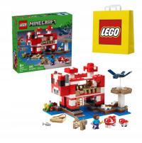 KLOCKI LEGO MINECRAFT 21270 DOM GRZYBOWEJ KROWY PREZENT DLA DZIECKA + TORBA