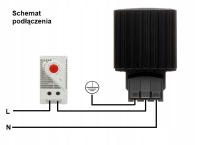 ОБОГРЕВАТЕЛЬ ДЛЯ ШКАФОВ 45W 230V