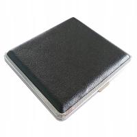 Портсигар черный шероховатый для стандартных сигарет