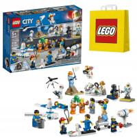 LEGO City 60230 Badania kosmiczne minifigurki + TORBA