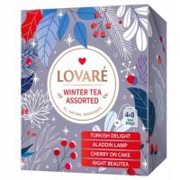 Zestaw Herbat Lovare Winter Tea Assorted Zimowa Czarna Herbata 32szt