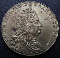 ANK FRANCJA ŻETON LUDWIK XIV KRÓL SŁOŃCE XVIII wiek rzadki!