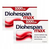 DIOHESPAN MAX 1000 mg 30 tabl. Na żylaki.