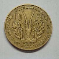 10 Franków, Afryka Zachodnia, 1956r. X9921