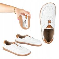 Женская обувь BAREFOOT кожа минималистский широкий ARIA Белый