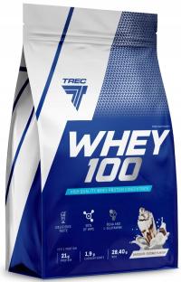 TREC WHEY 100 900g BIAŁKO SERWATKOWE ODCHUDZANIE