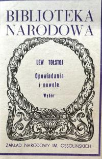 Opowiadania i nowele Lew Tołstoj