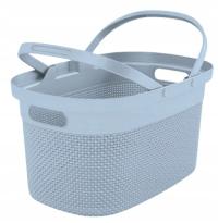 CURVER Kosz wielofunkcyjny z rączkami NIEBIESKI 21l na pranie zakupy piknik