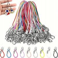 БАЗА ПОДВЕСКИ ДЛЯ БРЕЛКА БРЕЛОК МИКС НЕЙЛОН 68 ММ 100ШТ 10 ЦВЕТ