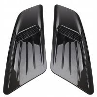 Front Hood Air Vent Cover Trim do Ford Mustang BLK