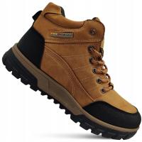 BUTY ZIMOWE MĘSKIE OCIEPLANE SPORTOWE ŚNIEGOWCE TRAPERY SUWAK solidne MOCNE